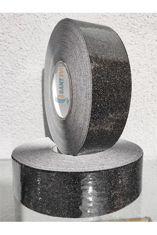 Merdiven Kaydırmaz Bant 50 Mm X 25 M Siyah Kaymaz Bant 5 Cm