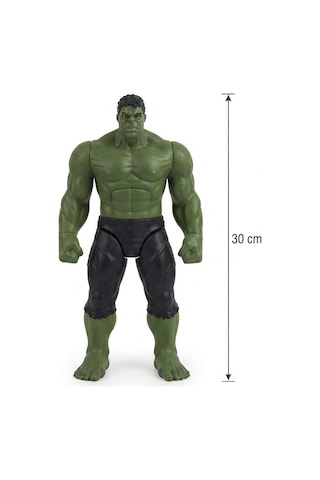 Sesli Işıklı 30 Cm Hulk Oyuncak Figür Pilli Dev Kahraman Eğlenceli Aksiyon Figürü