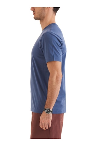 Columbia Csc Basic Slogo Brushed Erkek Kısa Kollu Tişört-4102 Dağ Mavisi
