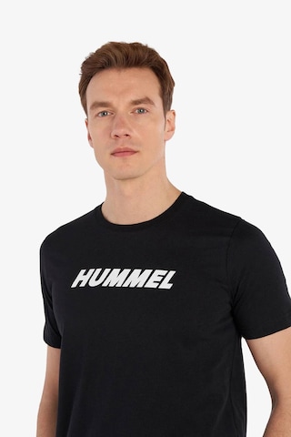 Hummel Hmlelemental Logo Cotton Tee Erkek Siyah T-shirt 911947-2001 Siyah