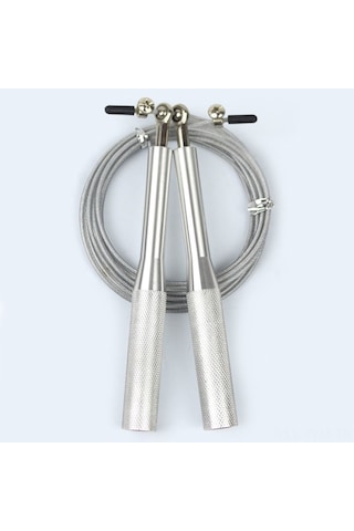 Geeksen Pembe Alüminyum Saplı Çift Rulmanlı Çelik Tel Atlama İpi - Spor Antrenmanı Ve Egzersiz İçin Diğer