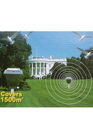 GX-04 Solar Enerjili ve Elektrikli Ultrasonik Kuş Kovucu