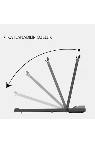 Rebuwo Bluetoothlu Uzaktan Kumandalı 12 Km/hız Katlanabilir Koşu