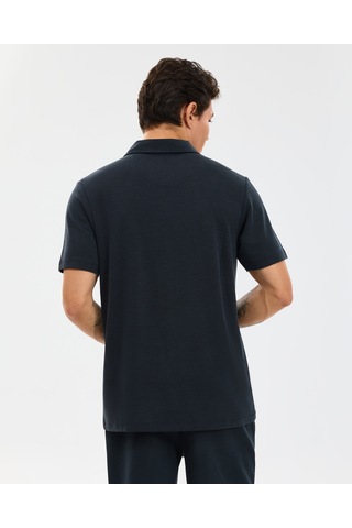 Skechers M Soft Touch Pique Polo Erkek Siyah Polo Yaka Tshirt S2610086-3817