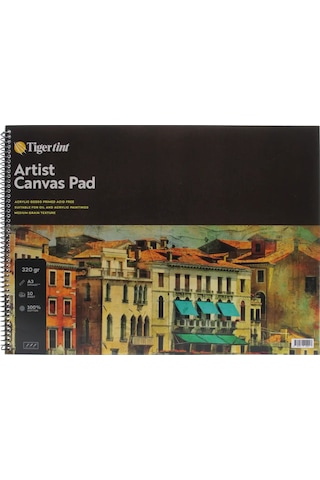 Tigertint Artist Canvas Pad Tuval Defter A3 10 Yaprak