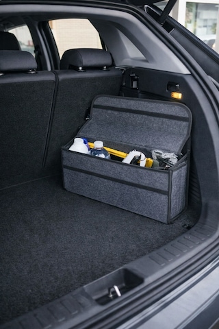 Keçe Katlanabilir Araç Bagaj Organizer Çantası Oto İçi Düzenleyici Kutu 50x20x15