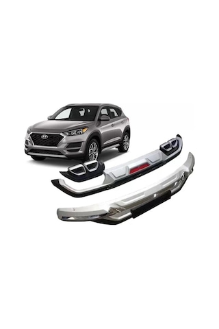 Hyundaı Tucson 2019 Ön ve Arka Tampon Koruma Difüzör