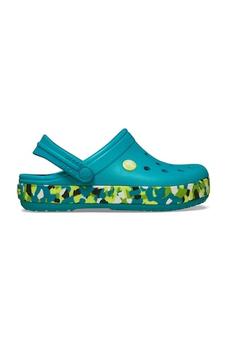 Crocs Crocband Glow Confetti Çocuk Terlik Yesıl