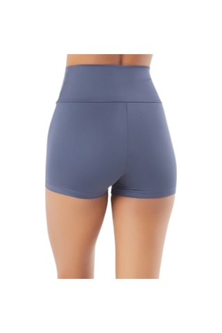 Josejuan Kadın Mini Spor Şort Tayt Yüksek Bel Sıkılaştırıcı 7400-lacivert Lacivert