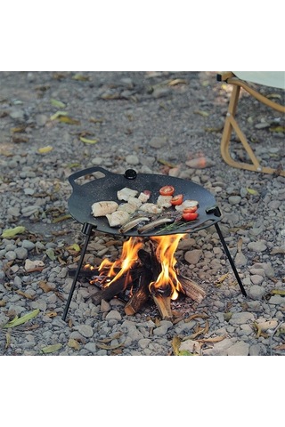 Ulzyvf Tripod Siyah Izgara Çıkarılabilir Dikey Barbekü Braketi Siyah