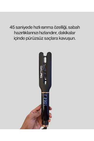 Seramik Plakalı Daling Saç Düzleştirici Kırılma Ve Dolanma Önleyici