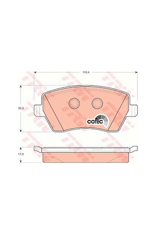 Nissan Micra K12 1.5dci 2003-2010 Trw Ön Balata Netpar23973