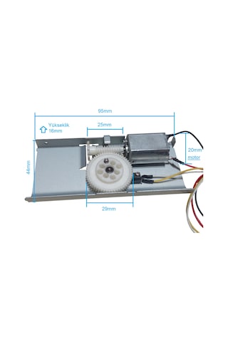 Dc 3-12v Dc Motor 90 Derece Güç Aktarımlı Dişli Motor Dairesel Yatay Dönen Hobi Deney Dişli Sistemi