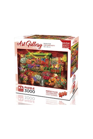 Ks Games 3000 Parça Çiçekçi Dükkanı Puzzle - Ciro Marchetti
