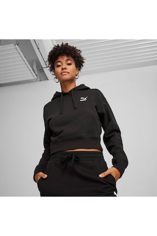Puma Better Classıcs Hoodie Kadın Siyah Hoodie Düz 624229 Siyah