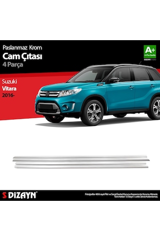 Suzuki Vitara Krom Cam Çıtası 4 Prç. 2016 Üzeri