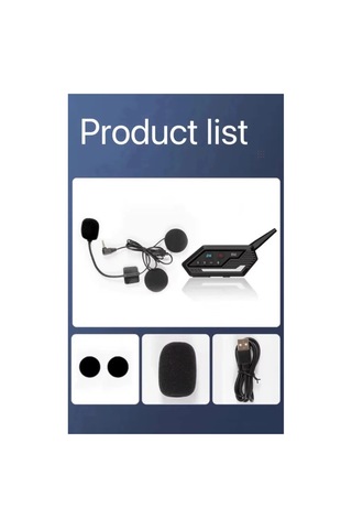 Bt62 Motosiklet Kask Kulaklığı Bluetooth Intercom 2 Intercom Bağlantılı 42585300
