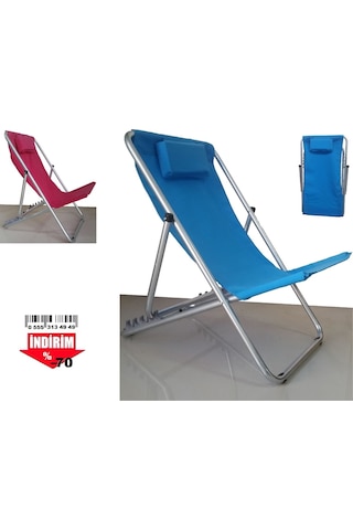 Depolife Depolife Balkon Bahçe Plaj Deniz Havuz Şezlong Koltuk Kademeli Ay (458038274)