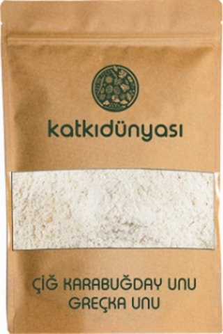 Katkı Dünyası Çiğ Karabuğday Unu (Greçka Unu) 1 KG Katkı Dünyası Çiğ Karabuğday Unu (Greçka Unu) 1 KG