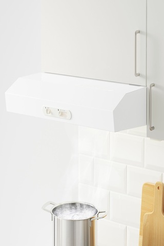 Ikea Beyaz Pratik Mutfak Dolabı 220x61x220 Cm