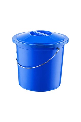 Özel Seri Gereç Mutfak Eşya Kapaklı Lüks Kova 5,5 Lt No 1 Çok Renkli