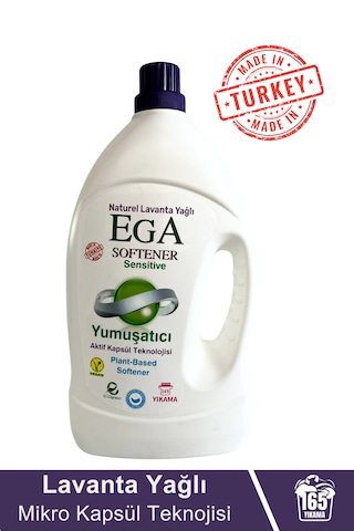 Ega Kimya Aktif Kapsül Teknolojili Lavanta Çamaşır Yumuşatıcısı 4100 ML