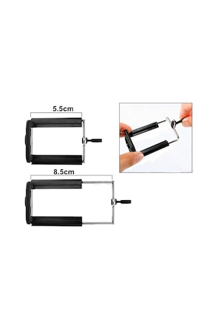 Kenpazar Navigasyon Telefon Tutucu Aparat Tripod Bağlantısı Siyah