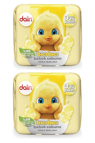 Dalin Klasik Katı Bebek Sabun 6 X 75 Gr