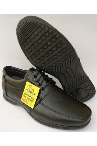 Hakiki Deri Ortopedik Erkek Ayakkabı (399926918) Siyah