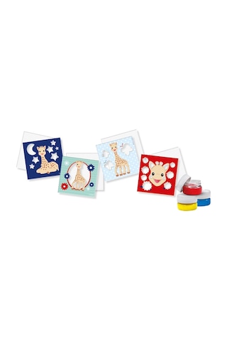 Ses Creative Sophie La Girafe - Parmak Boyası Kartları