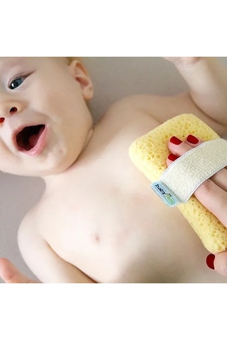 Babyjem Soft Lastikli Bebek Yıkama Banyo Süngeri