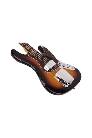 Sx Sjb62c+/3ts Tortoise Shell Pickguard Bas Gitar, 3-tone Sunburst