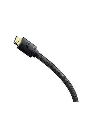 Baseus Hdmı 2.1 8k 60hz 4k 120hz 48gbps Yüksek Hızlı Görüntü Ve Ses Aktarım Kablosu 3 Metre Siyah