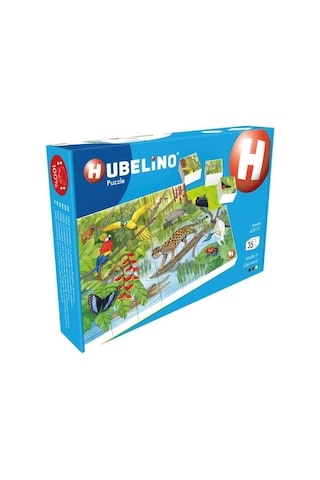 Hubelino 35 Parça Puzzle Tropikal Yağmur Ormanında Vahşi Yaşam 410177