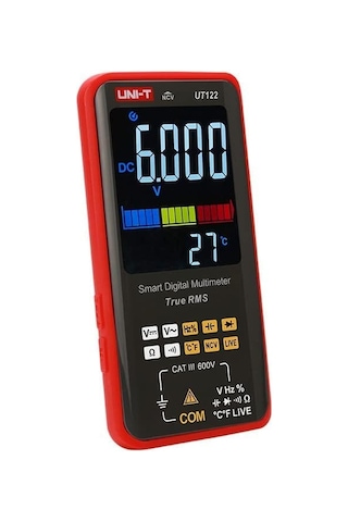 Unı-t Ut122/ut121a/b Smart Digital Multimeter True Rms Voltage Frequency Dual Display Ncv Lıve Auto Range 6199 Count Met