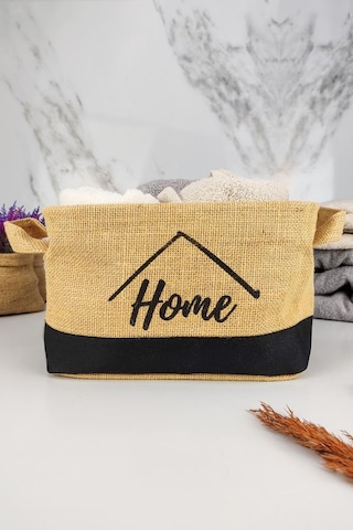 Digithome Hasır Çok Amaçlı Düzenleyici Organizer Mini Dikdörtgen Sepet Siyah - Cly-j1006 C1-1-121