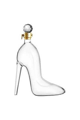 Sürahi Seti, Yüksek Topuklu Ayakkabı İle Viski Bardakları Likör, Bourbon, Votka 350ml