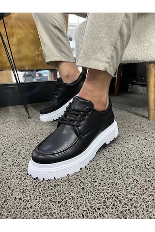 Kb-x6 Kuback Siyah Cilt Günlük Erkek Ayakkabı Siyah17