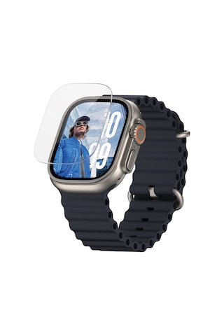 Apple Uyumlu Watch 2025 49mm Ultra Ultra 2 Ultra-wide Fit Full Body Çerçeveli Ekran Koruyucu