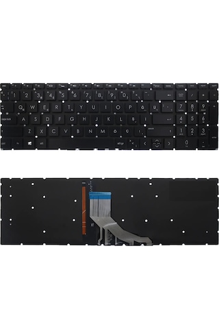 Notebook Klavye, Siyah-ışıklı - Hp Pavilion 255 G8 7n4w6aa, Tpn-c135 Muadili İle Uyumlu