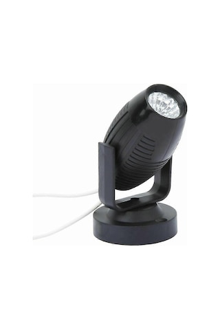 Ac 85-265v Led Sahne Işığı Mini Spot Işığı 7 Renk Mevcut Renkli Işık Siyah Gövde Ada