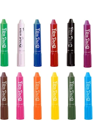 Amos Face Deco Yüz Boyası 12 Renk