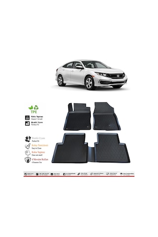 Honda Civic Fc5 2018 Model 4d Havuzlu Paspas