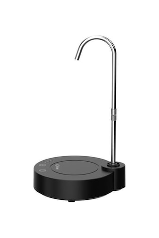 Kiwi Kwp-8521 Şarjlı Su Pompası Usb Şarjlı & Damacana Uyumlu & Paslanmaz Çelik Boru Siyah