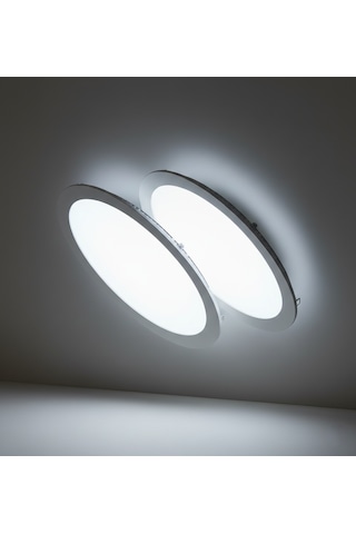 Kendal Kdl 407 Slim Led Panel 2'li Spot Gömme 24w 1920 Lümen - Beyaz-6500k Beyaz