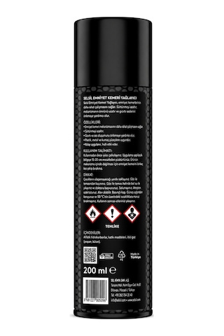 200 Ml Emniyet Kemeri Yağlayıcısı, Yüzey Koruyucu Formül