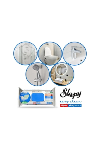 Sleepy Easy Clean Süper Kireç Sökücü Temizlik Havlusu - 30 Yaprak