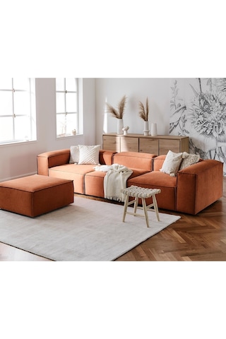 Relax Soft 4 Modül Köşe Takımı Tarçın Arizona 11 Tarçın