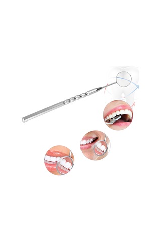 Samdoo Stainless Steel Diş Bakımı Aleti - 45 Derece Tasarım, Kaymazsız Kolu İle Ağız İçini Net Görüntüle, Profesyonel Ve Kişisel Kullanım