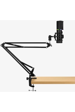 Mıc Arm Cardioid Rgb Siyah Yayıncı Mikrofonu
